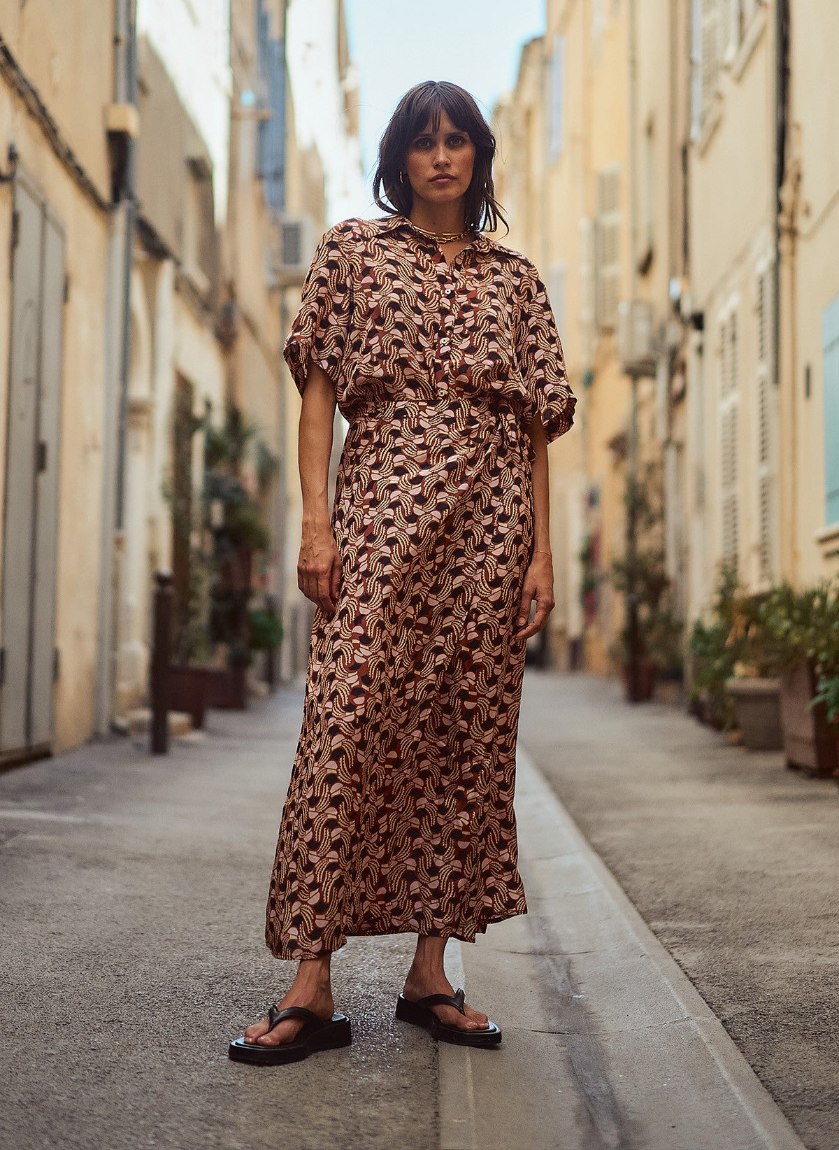 IMARA AO zanzibar skirt nude