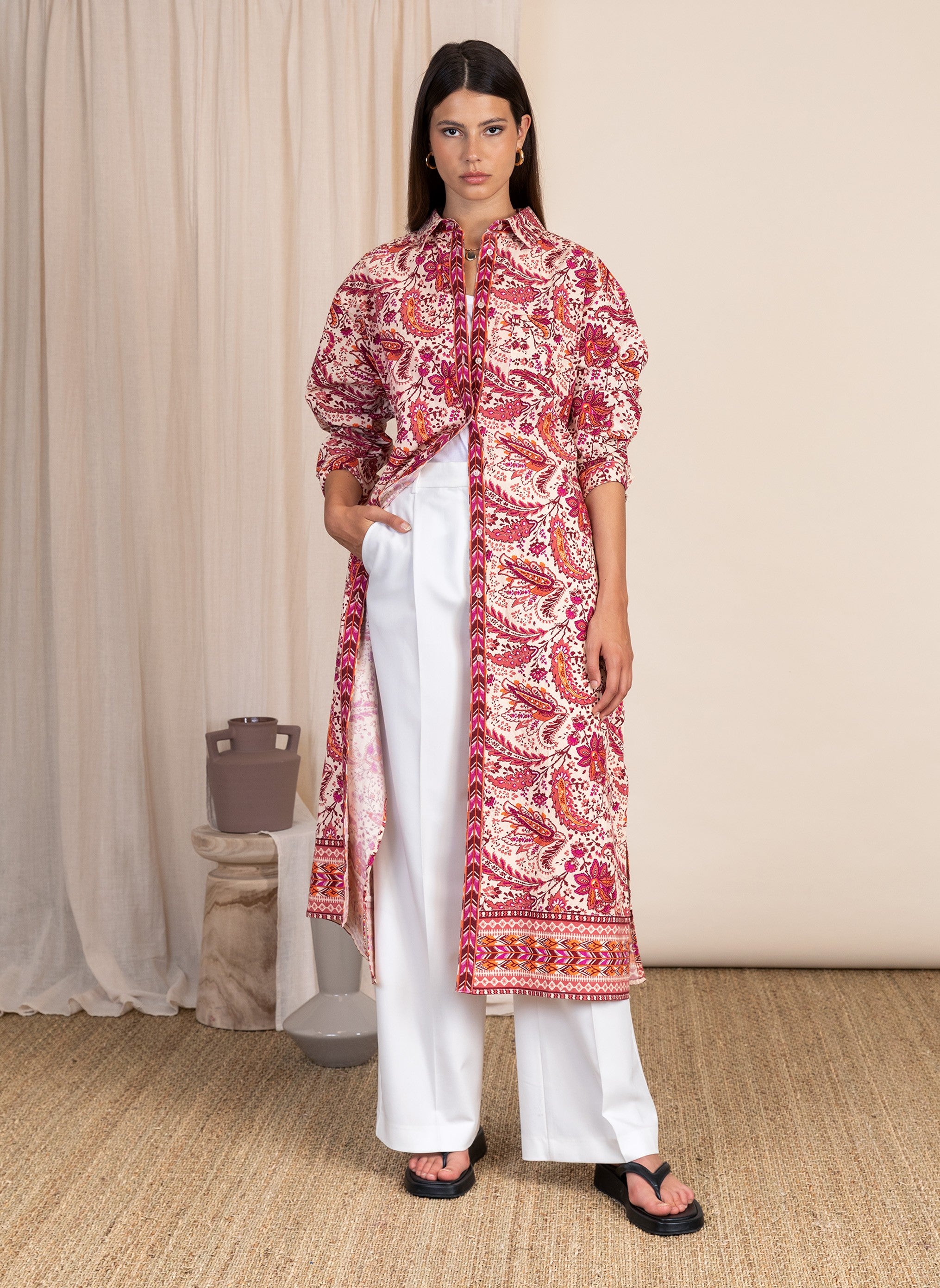 INNA kerala pink dress