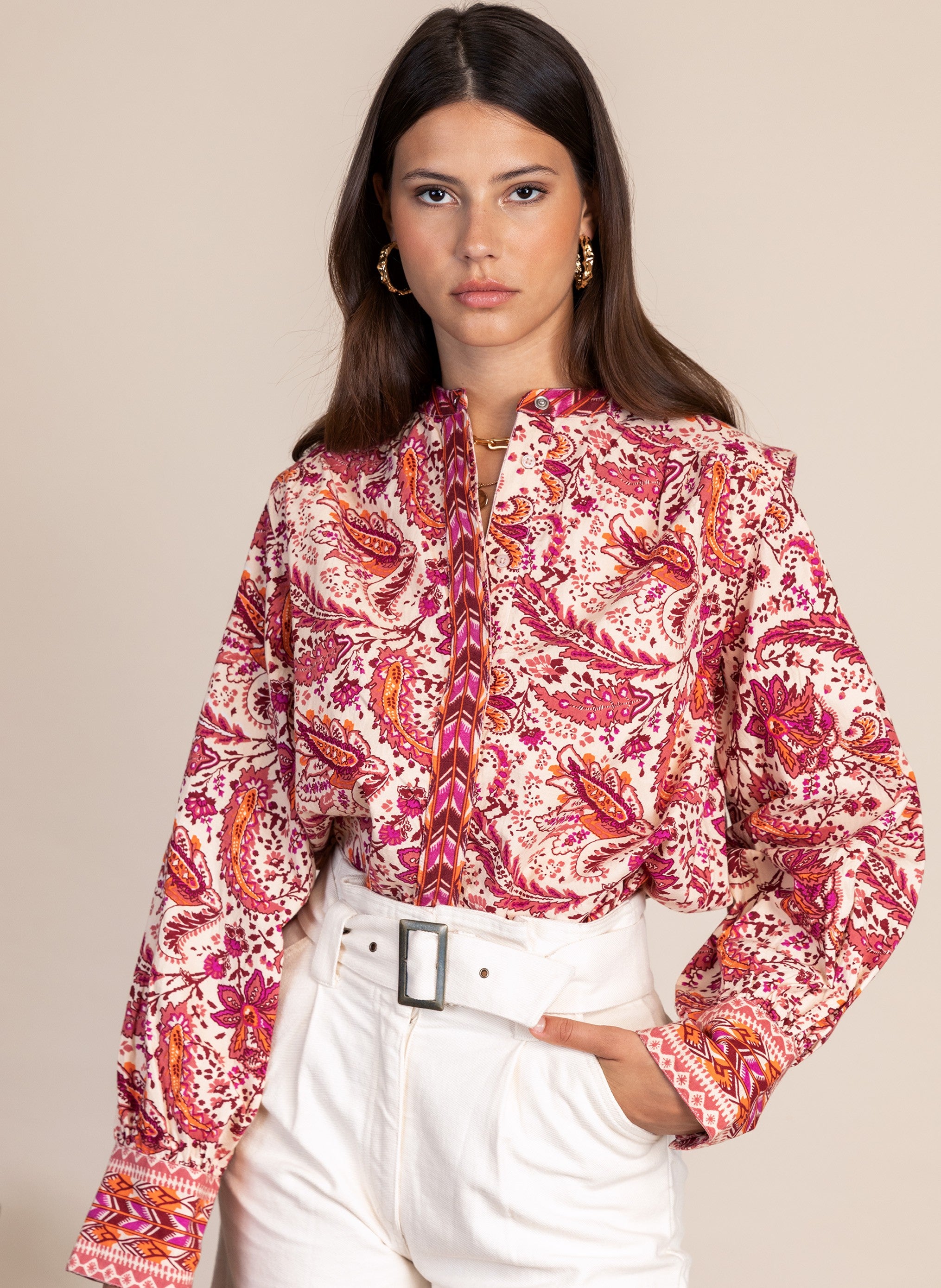 INOA kerala pink SHIRT