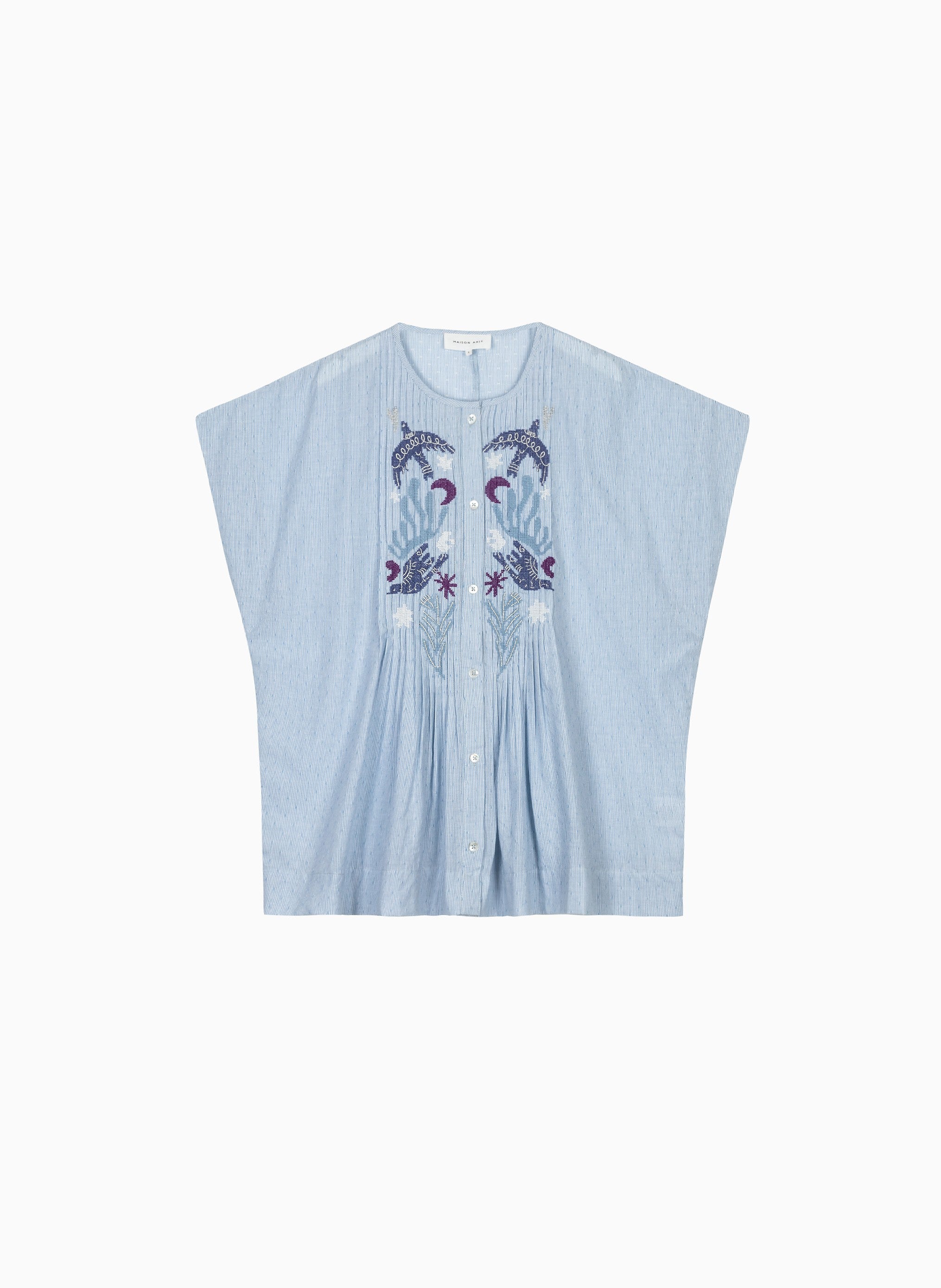 IREAM blue SHIRT