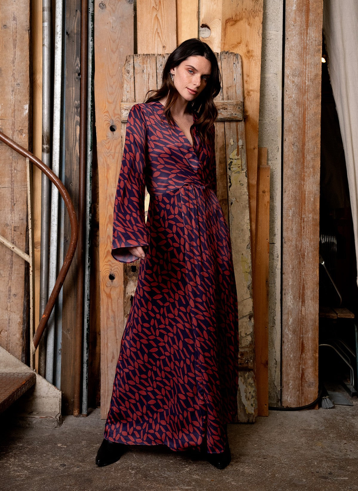 ISALIE LONG DRESS evora night