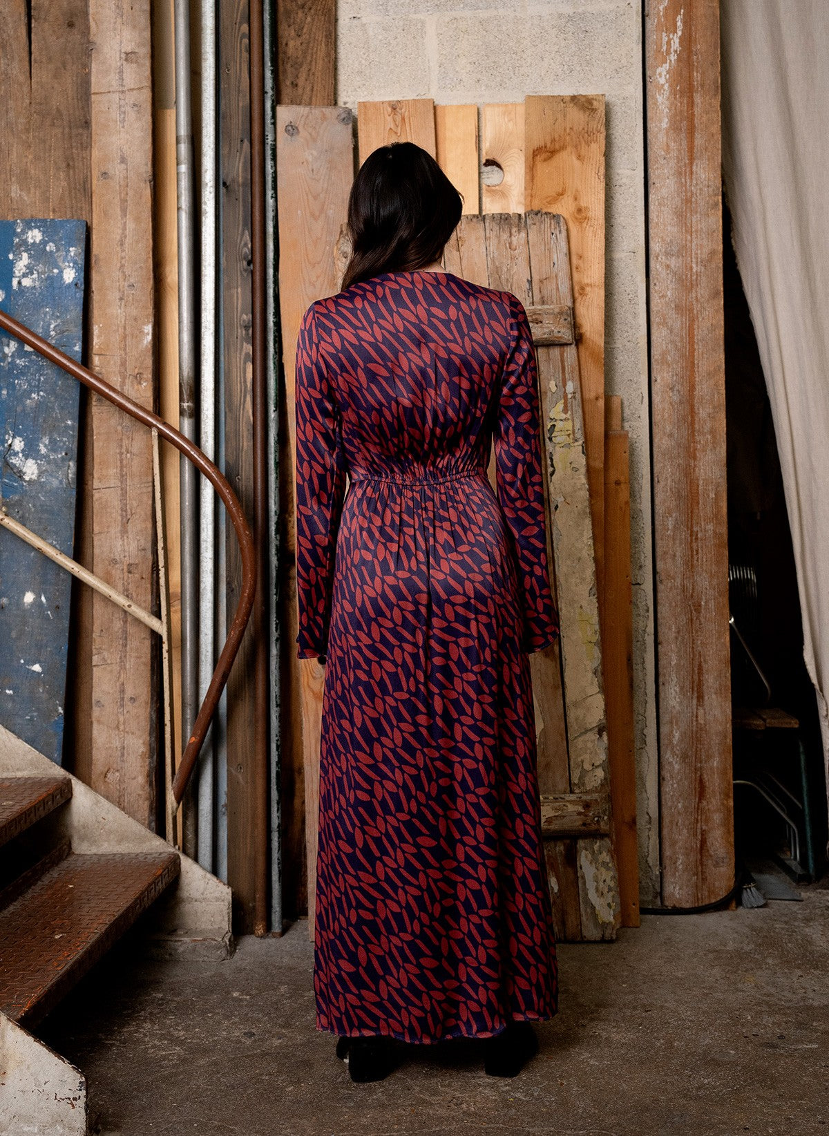 ISALIE LONG DRESS evora night