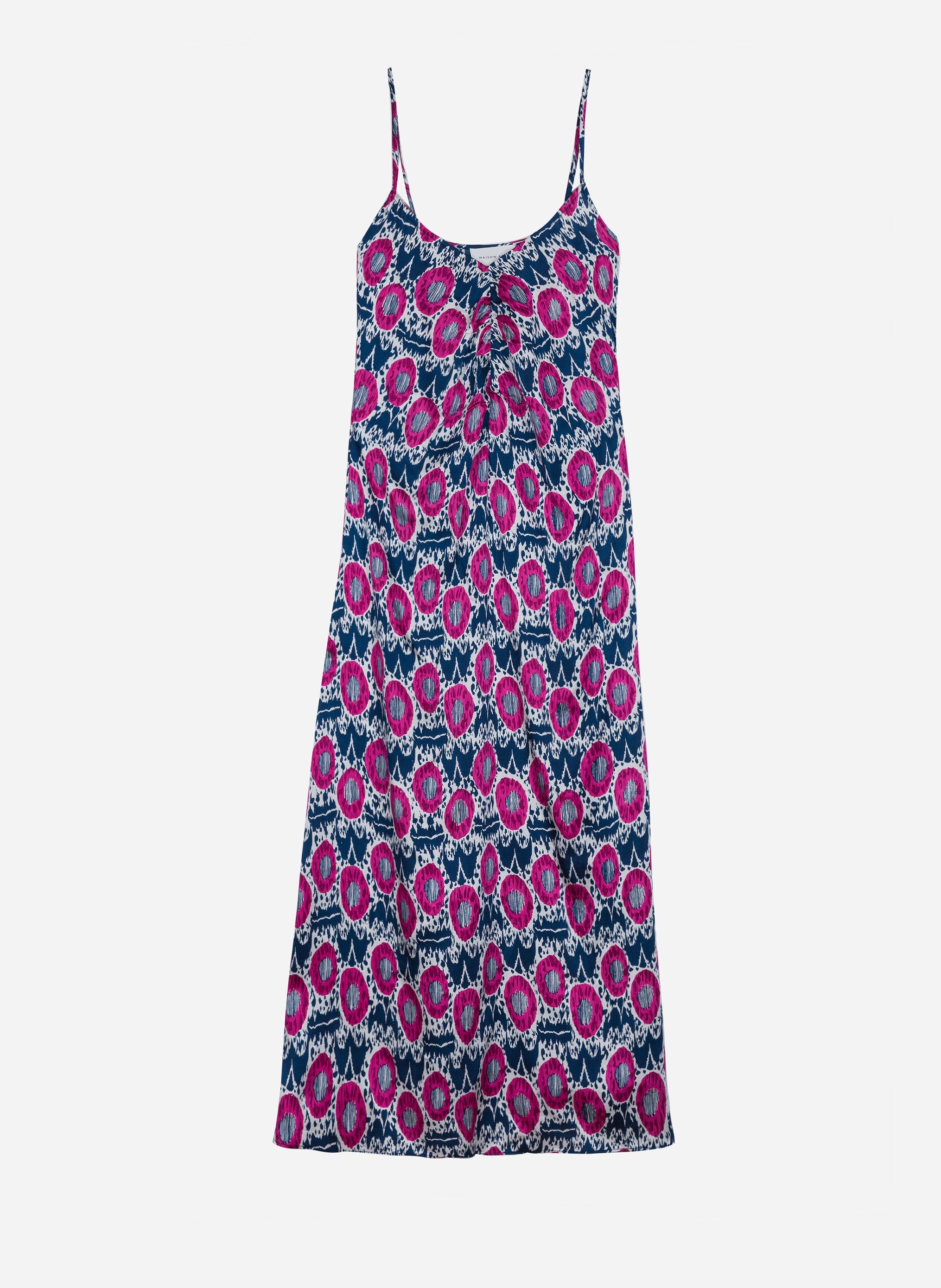 IZOU maya pink dress
