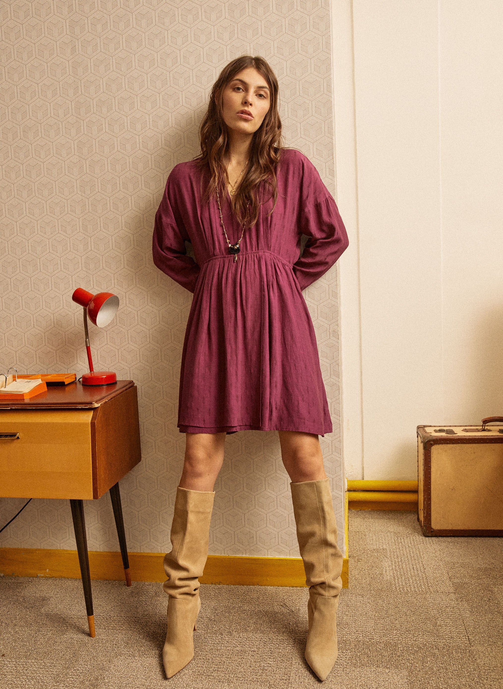 IZYANA DRESS berry