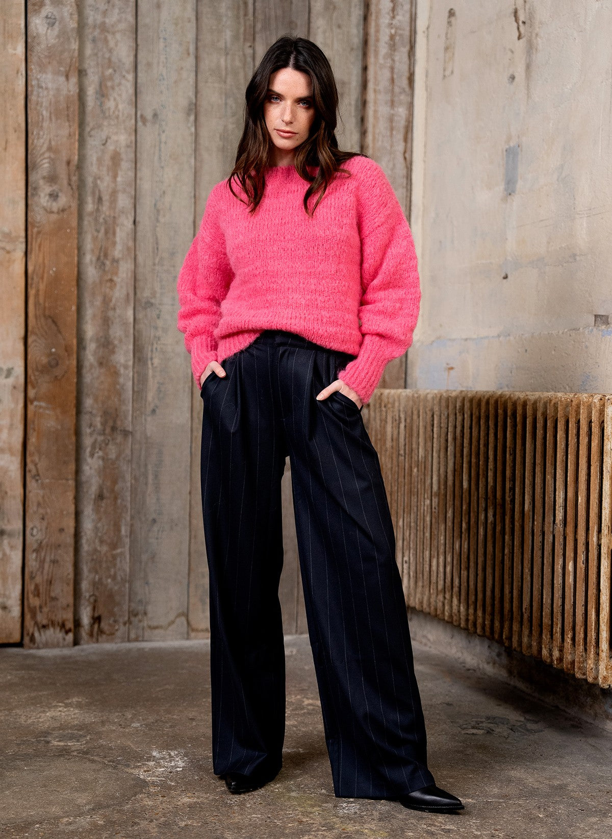 LESTOCKHOLM raspberry sweater