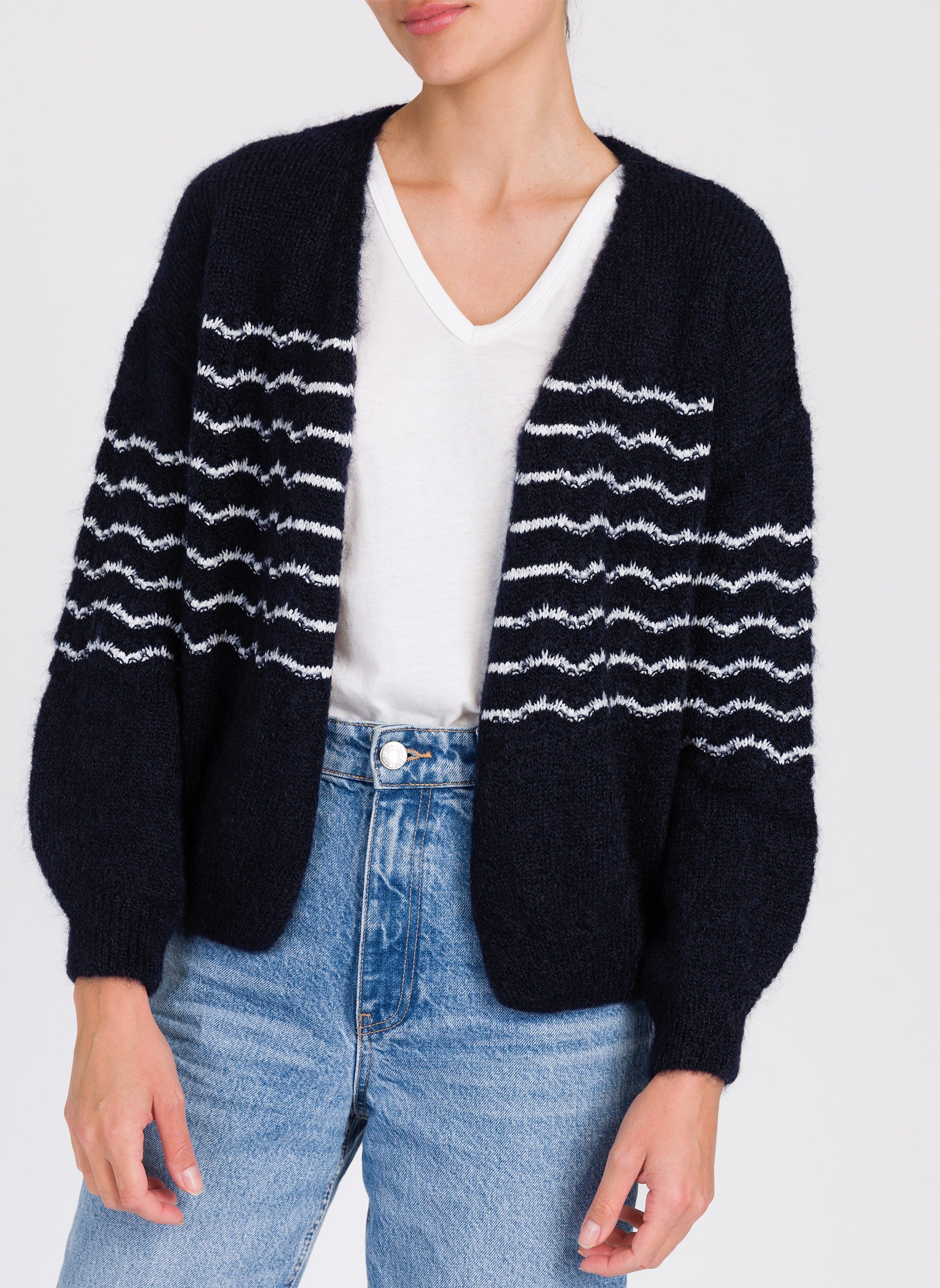 CARDIGAN LUNATIKA hibiscus